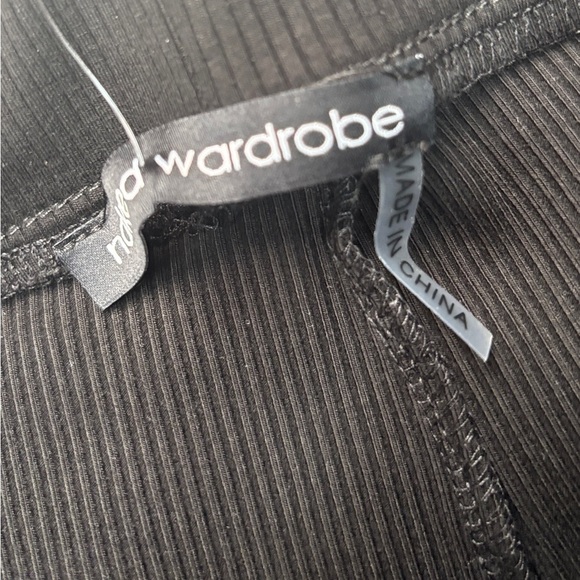 NWT Naked Wardrobe Black Ribbed Sculpt Leggings Size Small - Picture 7 of 10